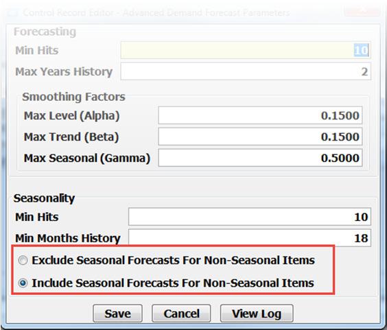 Seasonaliy Tes: choosing forecass Exclude/Include
