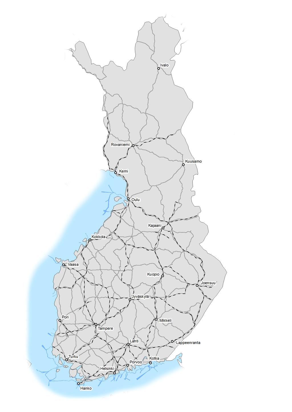 PPP-projects in Finland Transport Infrastucture E75 Järvenpää Lahti motorway (1) Opened to traffic 1999 Concession period 1997 2012 E18 Muurla Lohja motorway (2) Opened to traffic 2008/2009