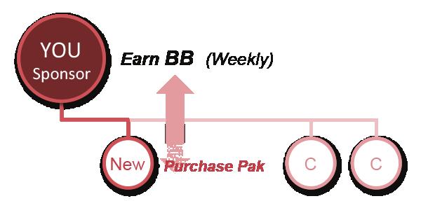 IV COMMISSION STRUCTURE A. Builders Bonuses* (BB) Paid Weekly This commission is paid to the Sponsor.