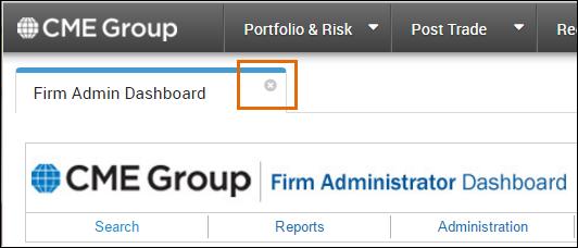 Firm Administrator Dashboard To close the FADB application: 1. Complete any and all current tasks in FADB. 2.