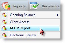 Select Report > M.L.
