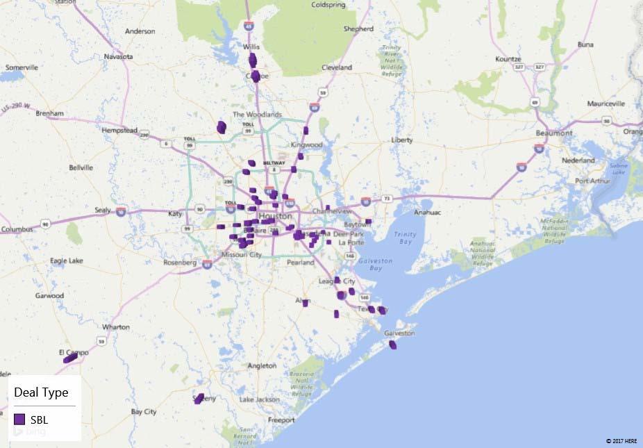 Houston Map of