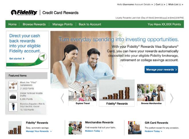 Manage your Fidelity Reward Points Here are the instructions to automatically redeem points for cash back into an eligible Fidelity accounts.