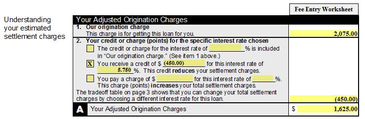 Page 2 of the new Good Faith Estimate discloses the settlement charges associated with the loan. Charges are separated into 11 settlement cost categories.