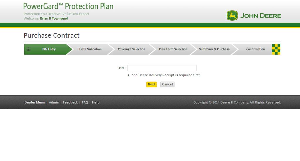 New PPP Web Site - Contract Purchase App The PPP Purchase Contract application has a totally new look.