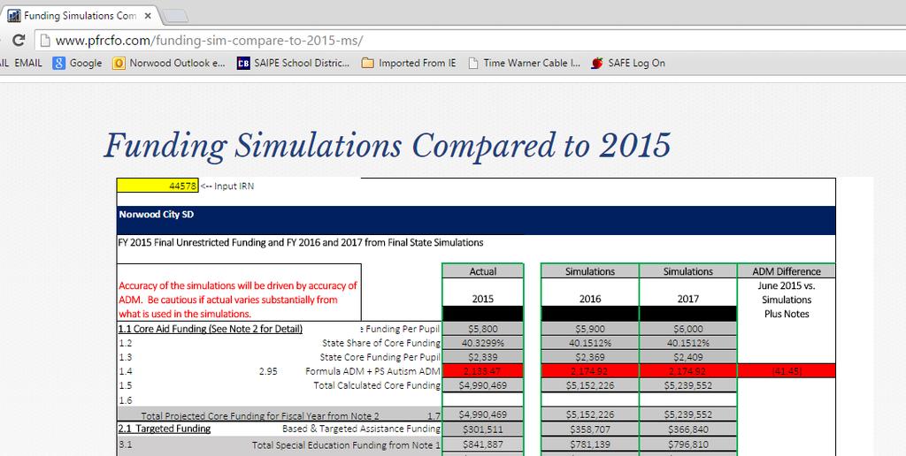 PFR CFO Resources Simulation Compare Tool PUBLIC