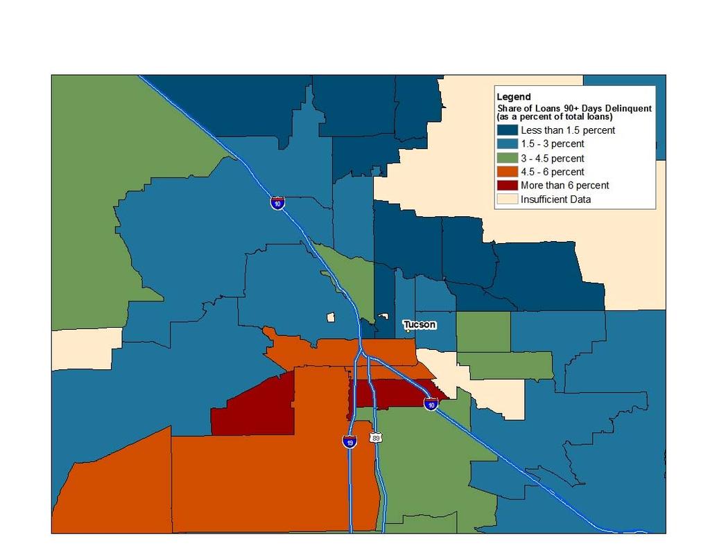 Tucson Area Data Maps Areas at Risk of Additional Foreclosures November 2012