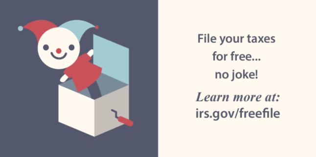 You ll be able to use that refund to improve your financial life. Learn more here: www.irs.gov/freefile.