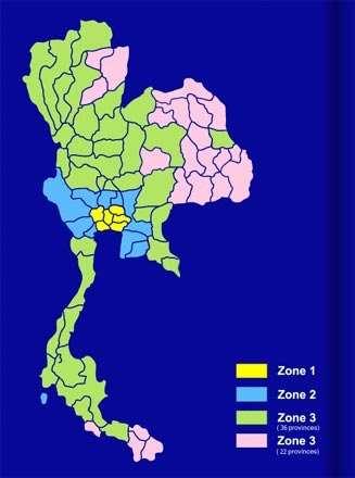 Business circumstance in Thailand Well-organized Infrastructure and Tax incentive Infrastructure BOI Zone Map (until 2014) Sufficient industrial parks across the country Stable Electric & Water