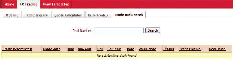 How to Search for a Previous Trade 1.