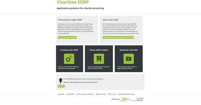 Charities SORP the Micro