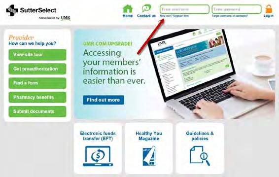 Online Benefits and Claim Inquiry Provider Login If you do not already have a username and logon, click New user? Register here.