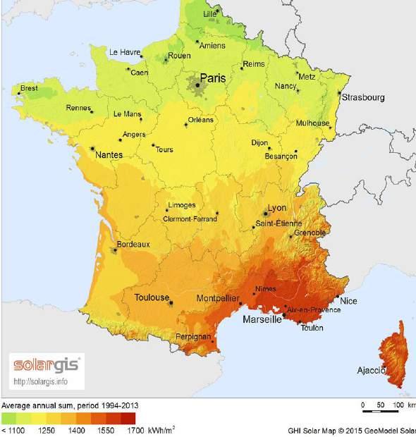 France Currently 68 MW in the pipeline Global Horizontal Irradiation (GHI) - France Project MW kwh/kwp COD Project 7.00 08 Project 7.09 08 6 5 Project 7.507 08 Project 7.50 09 5 Project 5.