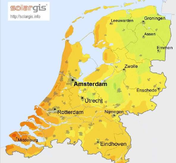 Netherlands Currently 9 MW in the pipeline Global Horizontal Irradiation (GHI) - Netherlands 6 Project MW kwh/kwp COD Project 6 995 08 Project 96 08 Project 9 08 Project 0 958 08 5 Project 5.