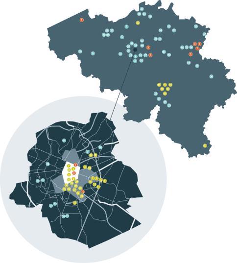 Geographical breakdown (As of 30 June 2015) Belgium