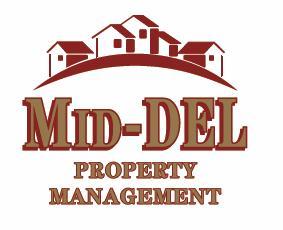 Thank you for your interest in one of the Mid-DEL Property Management Properties Please remember that we will need to have the following provided with each application for anyone over the age of 18