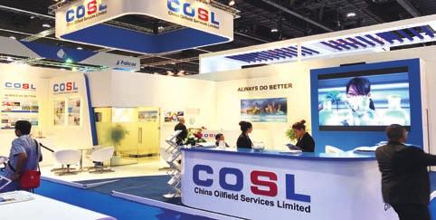 Enhance Capacity for Sustainable Development Sustainability Report 2016 (Continued) Commercial counsellor visited COSL s booth COSL s