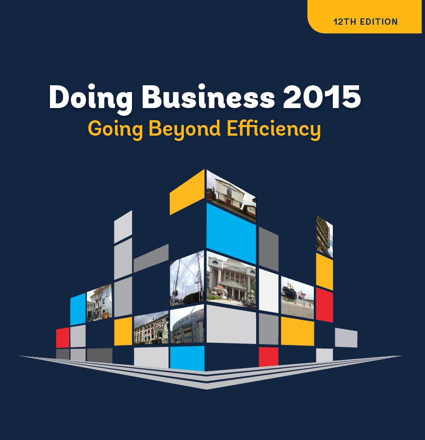 DOING BUSINESS 2015 GOING BEYOND EFFICIENCY Global Indicators Group DEVELOPMENT