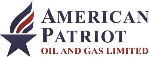 Release Date: 21 October 2014 ASX Announcement American Patriot strikes oil with first well Fort Peck 6-32 well IP s at 508bopd at the Lustre field, Montana American Patriot - oil producer less than
