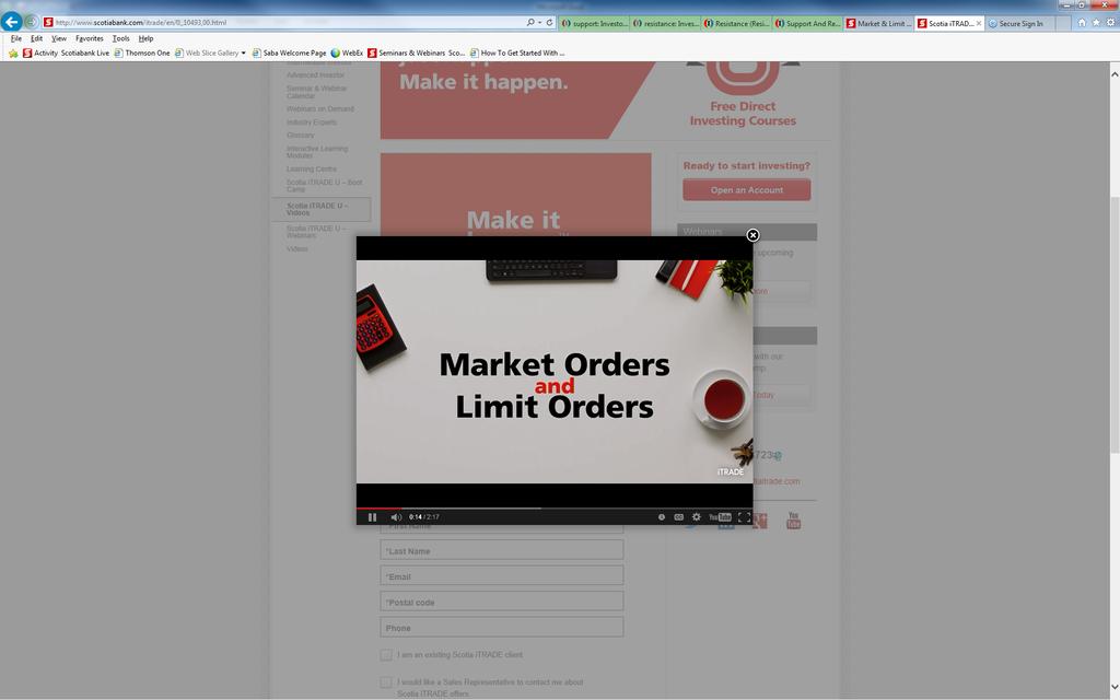 Videos Order Types Understanding the benefits and risks of order types can help ensure your trades are executed in a timely manner - at a price with which you're comfortable.