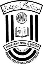 MAULANA AZAD NATIONAL URDU UNIVERSITY (A Central University established by an Act of Parliament in 1998 POLYTECHNIC BANGALORE TENDER DOCUMENT (A) FOR SUPPLY AND INSTALLATION OF VARIOUS