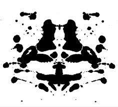 Rorschach Inkblot Test Most people describe what