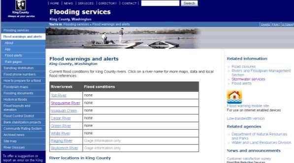 Accomplishment: Flood Warning and Patrols