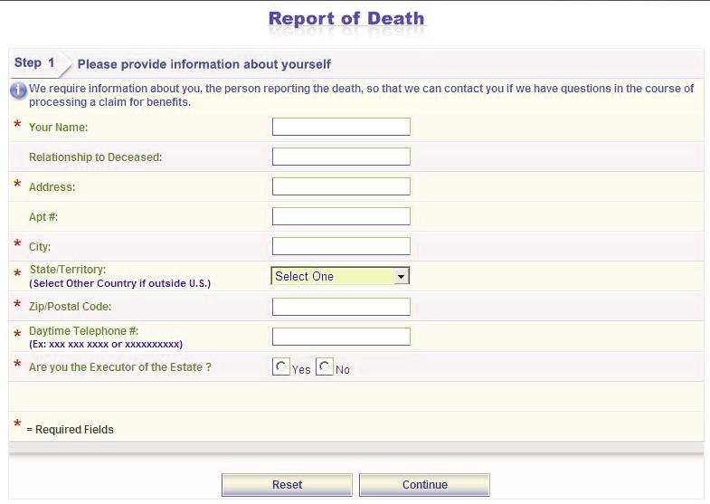 Online Service Highlights No Account Required Report of Death Notification of a member s or retiree s death triggers a multi-step process by NYCERS to process any death benefits payable.