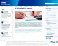 Introducing KPMG in India IFRS Institute KPMG in India is pleased to re-launch IFRS Institute - a web-based platform, which seeks to act as a wide-ranging site for information updates on IFRS