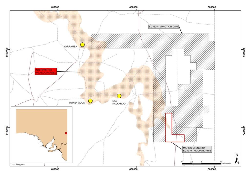 Quarterly Report Page 6 Figure 5: Location of the Junction Dam project.