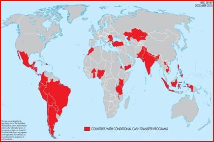 Countries with Conditional Cash