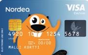 Anywhere you go MyMoney Design your own card Nordea Debit and Nordea Electron are always the right currency wherever you are.