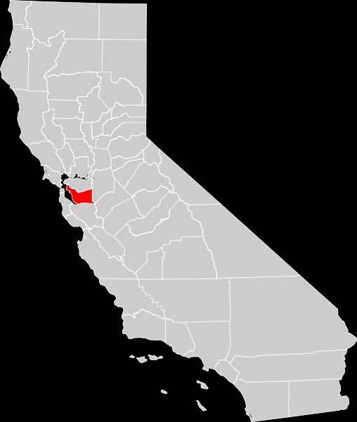 Alameda County, California Population, 2010: 1,510,271 (CA: