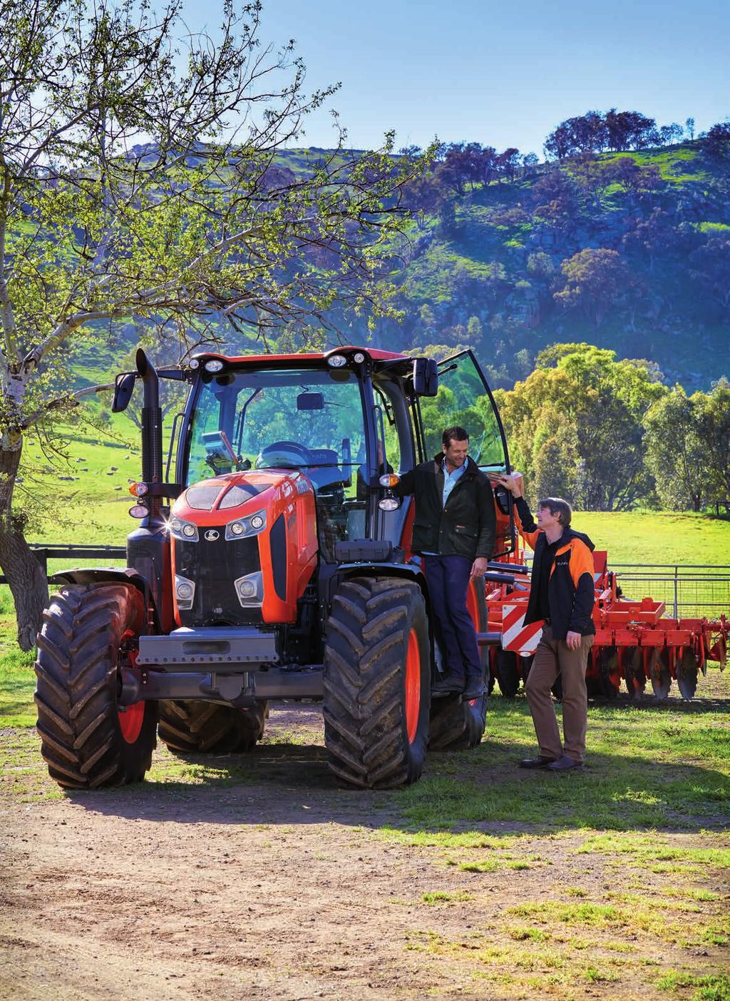 KUBOTA AUTUMN 2017 CATALOGUE THE KUBOTA POWER IN A FIELD OF ITS OWN. UP TO 170HP The Kubota M7-1 Series is our most powerful and versatile tractor ever.