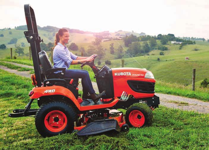SUB COMPACT TRACTORS HOBBY FARM THE PERFECT CHOICE FOR LIFESTYLERS.