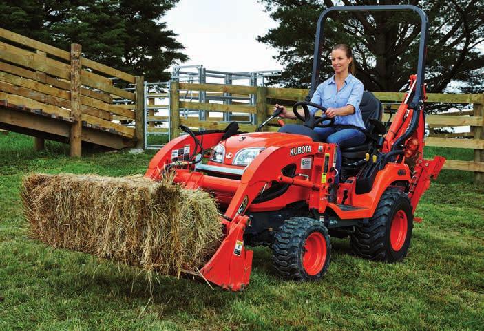 BX2670 WITH 60 MOWER DECK BX25 The most versatile sub compact tractor available Standard quick