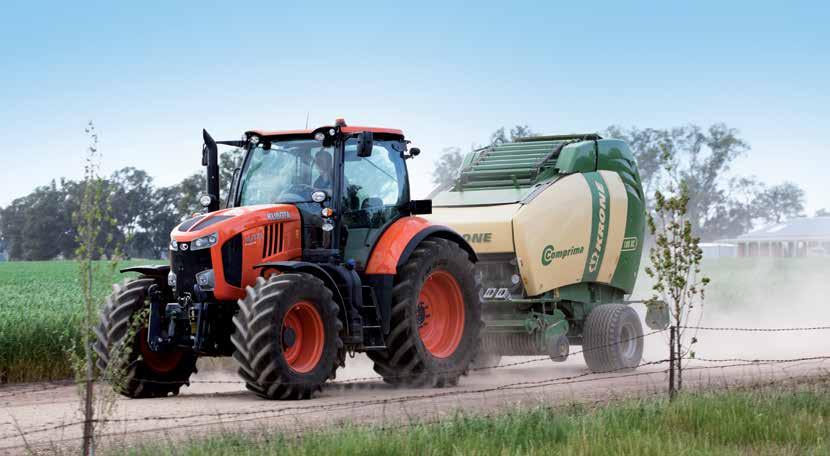 transmission with plenty of gears for the job Features a range shift lever between high/low gears TRACTOR ONLY $40,804 $4,500 M7040SUHD + QVX26 LOADER