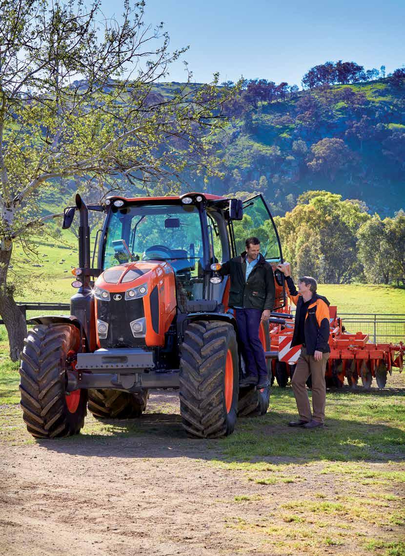 KUBOTA AUTUMN 2017 CATALOGUE THE KUBOTA POWER IN A FIELD OF ITS OWN. UP TO 170HP The Kubota M7-1 Series is our most powerful and versatile tractor ever.