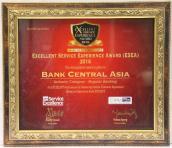 Award 2016 In recognition of outstanding achievements in building the Top Brand for the categories: Deposit Account Prepaid Card Flazz Internet Banking KlikBCA Mobile Banking m-bca Saving Account