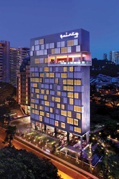 29 Our Portfolio - Hotels THE QUINCY HOTEL 22 Mouth Elizabeth, Singapore 228517 The Quincy Hotel is a hip boutique hotel designed for