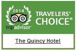 The Quincy Hotel won the 2014 Travellers Choice Award I booked a staycation to celebrate my girlfriend s birthday at Quincy,