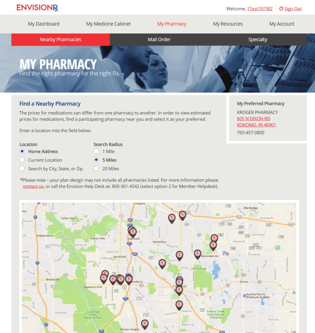 Using EnvisionRx s website or free app allows you to review your coverage, find a nearby pharmacy and discover new ways to save!