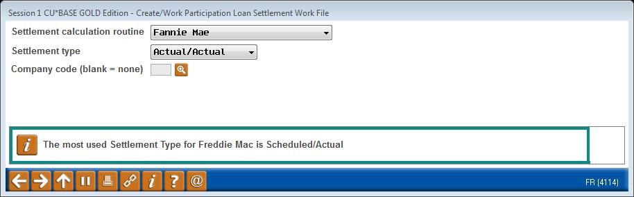 CREATE/POST PL PAYMENT WORK FILE PL 5: Create/Post Part. Ln Pmt Work File (Tool #314) This is the first screen used for creating a work file.