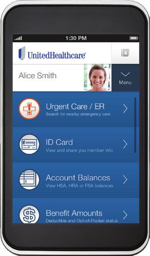 UHC.TV, the on-line television network focused on healthy living Download the UnitedHealthcare Health4Me TM mobile app The UnitedHealthcare plan with Health Savings Account (HSA) is a high deductible