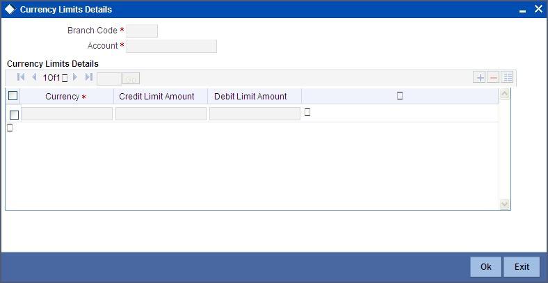During maintenance or online operations, in the respective contract screens for the restricted transactions, when you specify the customer account, the system checks whether the account is restricted
