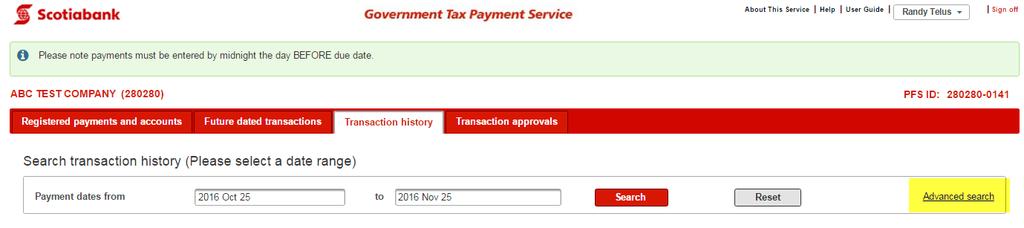 7. Forms shown in the tax payment interface are used to enter information that is used to make appropriate calculations according to the rules supplied by the specific tax agency.