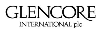 BAAR, SWITZERLAND 1 SEPTEMBER, 2011 GLENCORE ANNOUNCES EXPRESSION OF INTEREST FOR OPTIMUM COAL HOLDINGS LIMITED Glencore International plc ("Glencore") today announces its expression of interest in