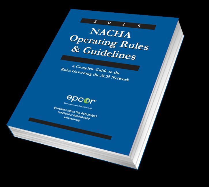 Resources NACHA Operating Rules Board Policy Statements Formal