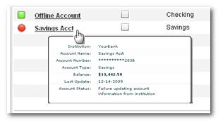 If you do not wish to have the account included in your net worth, budget and transactions