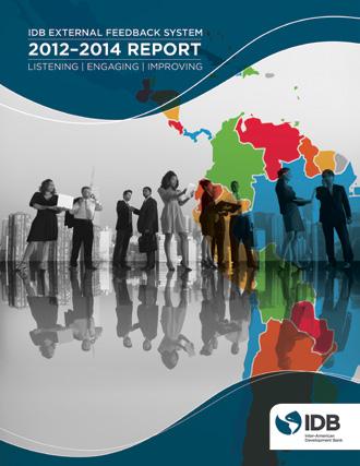 ENGAGING In 2015 the IDB published two reports with EFS results: 1. A summary of results of the EFS surveys from 2012 to June 2014 2.
